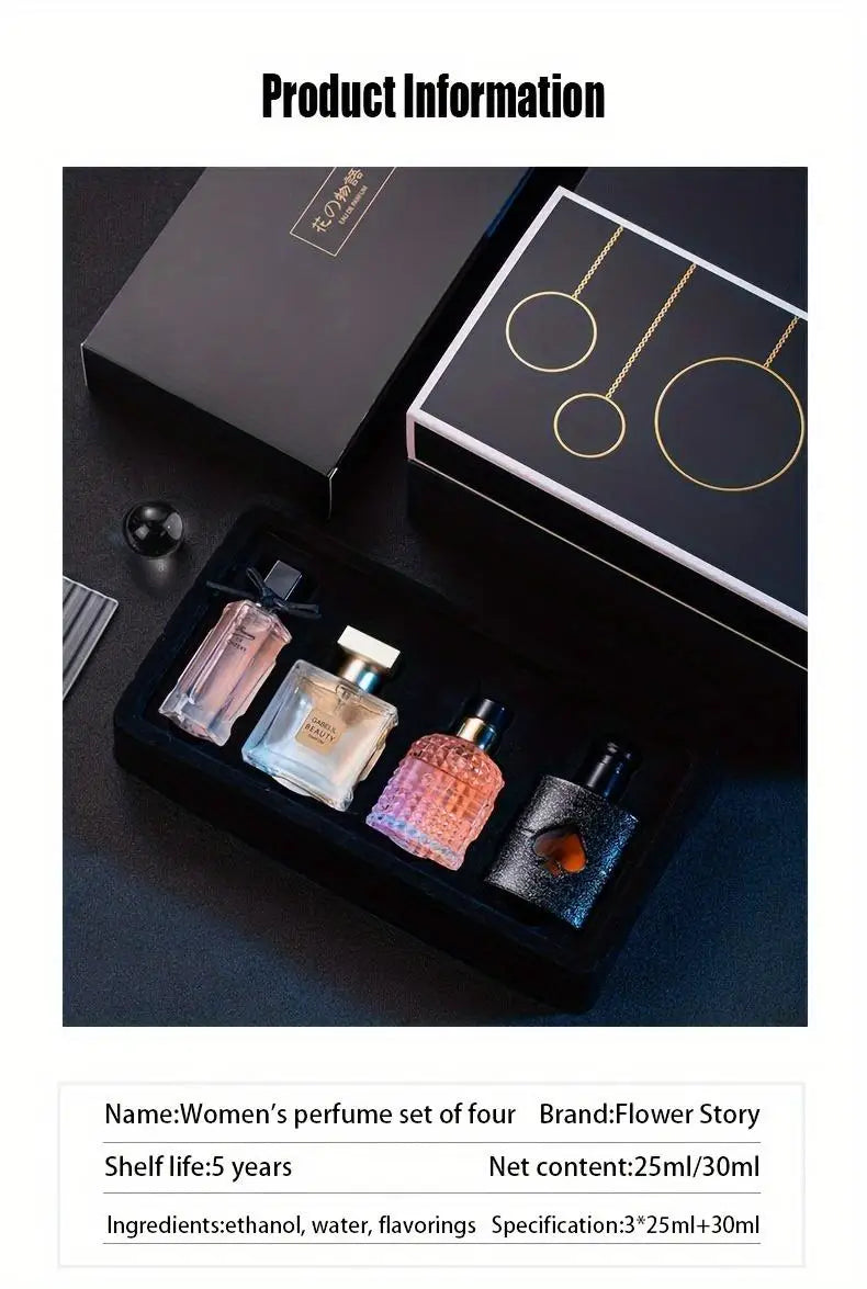 2026 Original Women’s 105 ml Perfume Gift Set — Long-Lasting Fresh Scent Unisex Travel Set