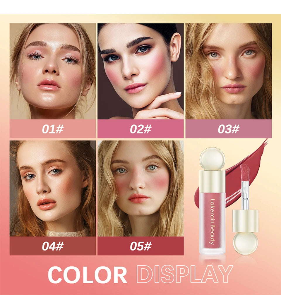 Blush Liquid Blusher Real Makeup Blush Matte Palette Blusher Cosmetics Products Liquid Cream Stick Pink Face raremakeup Beauty