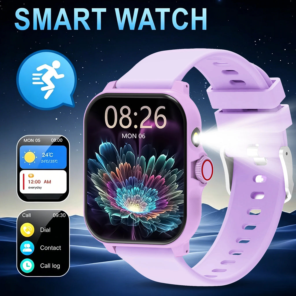 2026 New Smartwatch,Wireless Calling,Multiple Sports Modes,Sedentary Reminder, Calculator,Full Touch HD Screen,Custom Dial Wallpaper,For Android & Ios, Ideal As A Gift