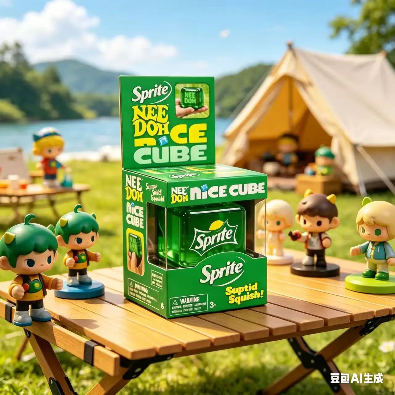Needoh Sprite Limited Edition Nice Cube Squish Toy 2026
