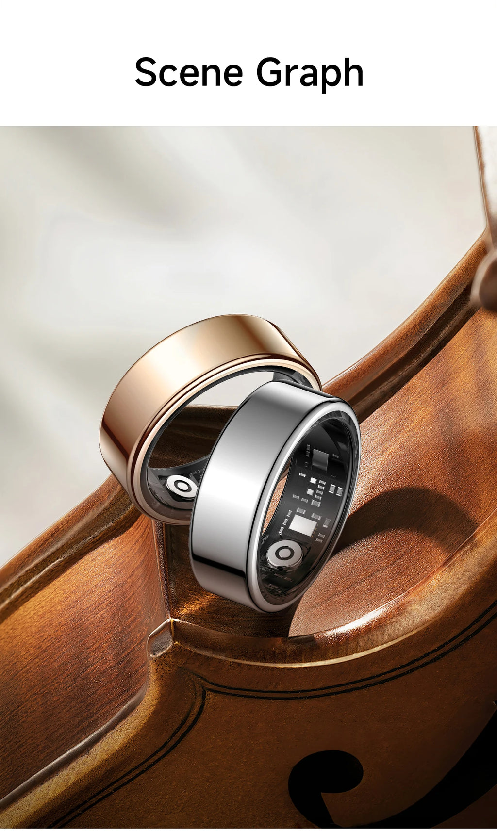 Call reminder information heart rate blood oxygen sleep exercise HR monitoring TikTok TK family care friend smart ring New 2026