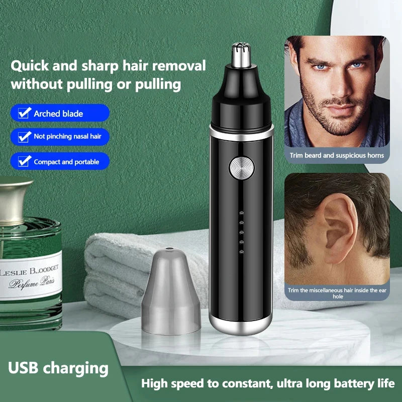 2026 Best-Selling Electric Nose Hair Trimmer Trimmer Beauty Tools Men And Women Clean Trimmer USB Charging Interface Safely Cut