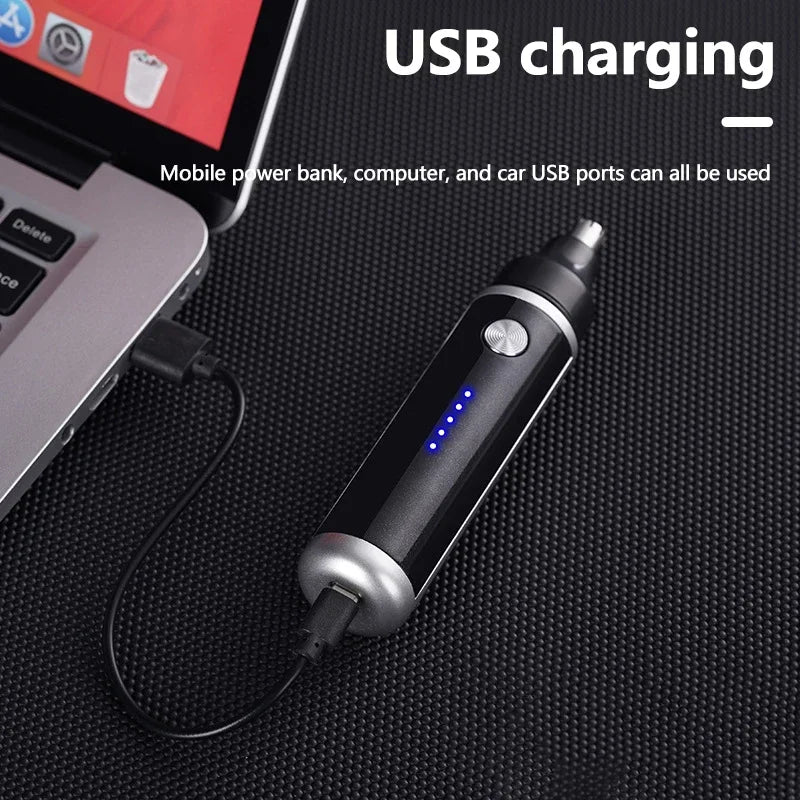 2026 Best-Selling Electric Nose Hair Trimmer Trimmer Beauty Tools Men And Women Clean Trimmer USB Charging Interface Safely Cut