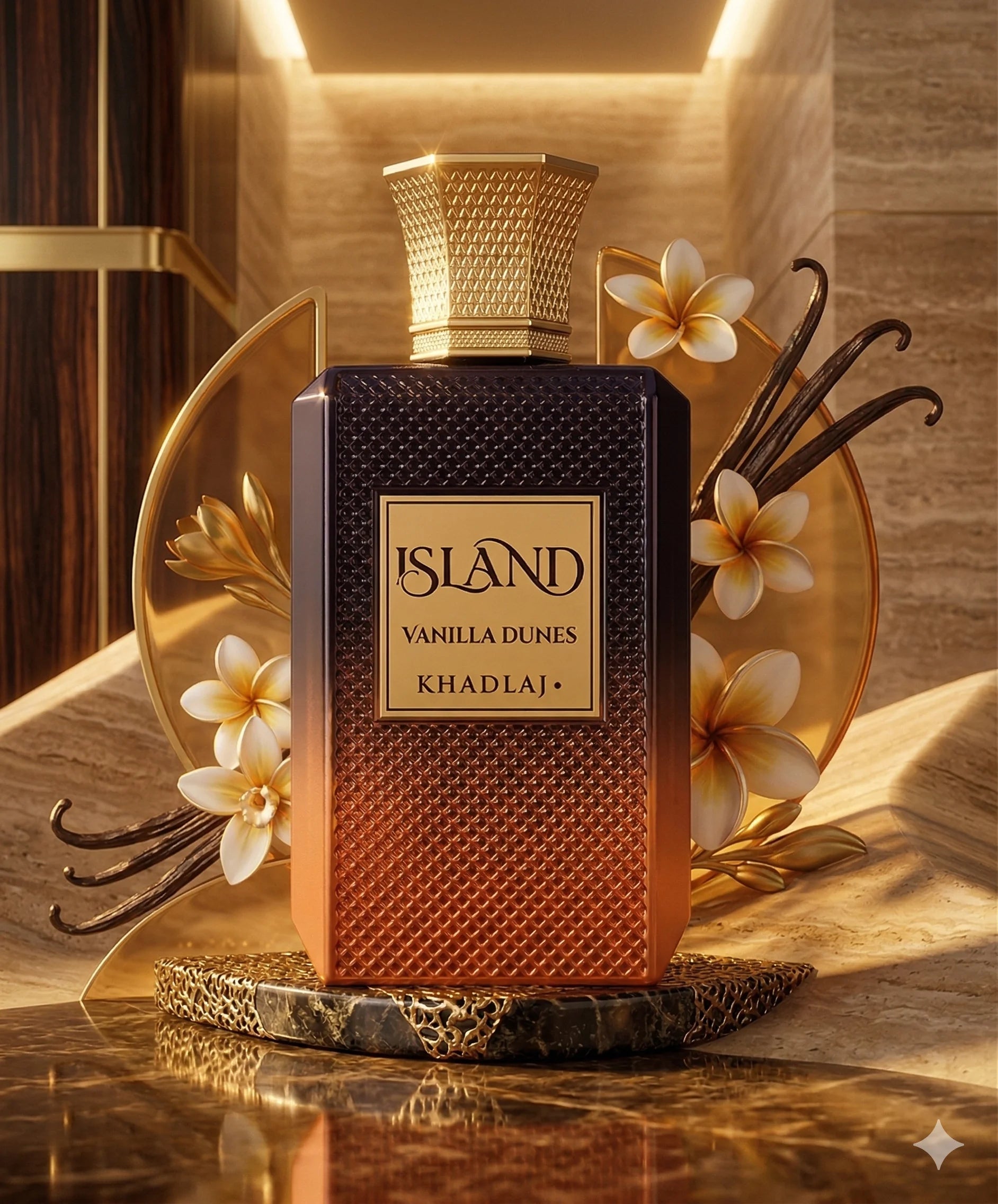 KHADLAJ ISLAND Pure Parfum – Unisex Long Lasting Exotic Niche Perfume, Luxury Cologne Gift for Men Women