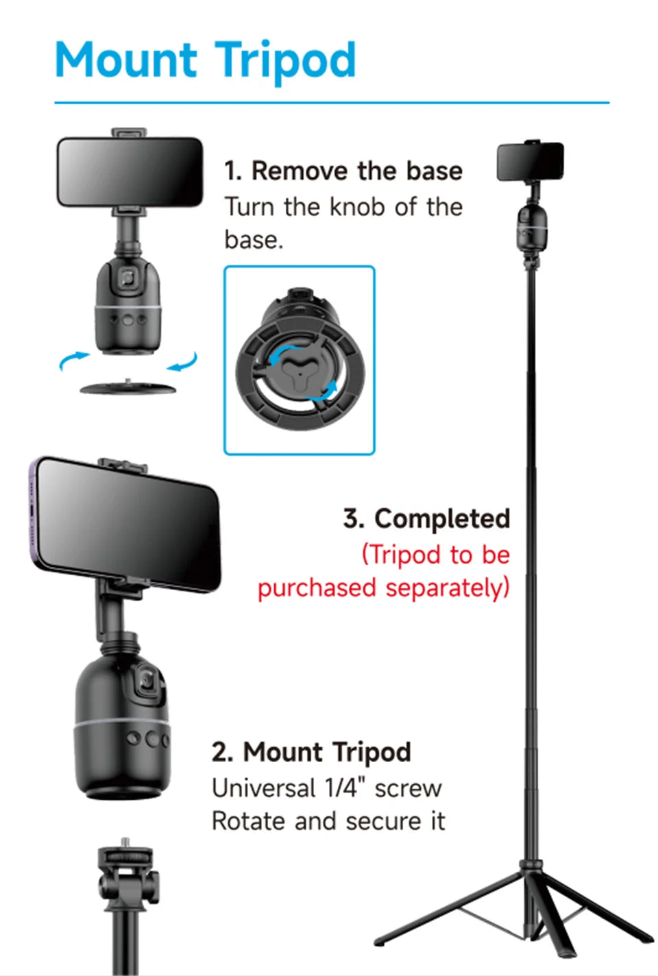 FANGTUOSI 2026 New Gimbal Stabilizer With light AI Follow Shooting Bracket For Tiktok Live Video Photography for ios Smartphone