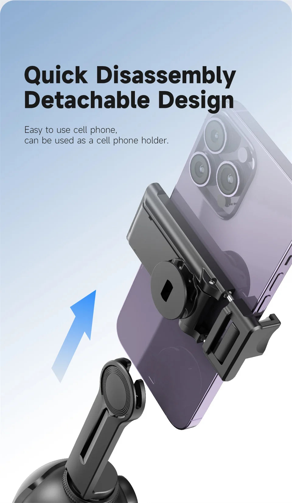 FANGTUOSI 2026 New Gimbal Stabilizer With light AI Follow Shooting Bracket For Tiktok Live Video Photography for ios Smartphone