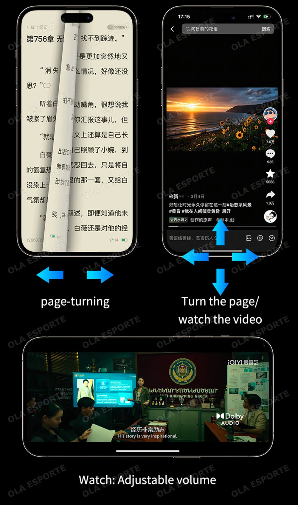 2026 New Touch & Roller Fingertip Ring Remote Control Wireless Bluetooth Mobile Selfie Mice Video Automatic Page Turner Browsing