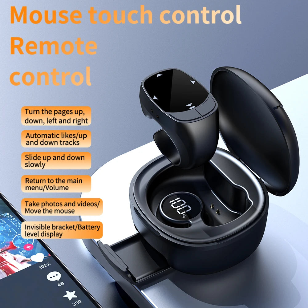 2026 Page Turner Clicker BT Camera Video Recording Remote Remote Scrolling Ring for IOS Android Tablet Touch Screen Page Turner