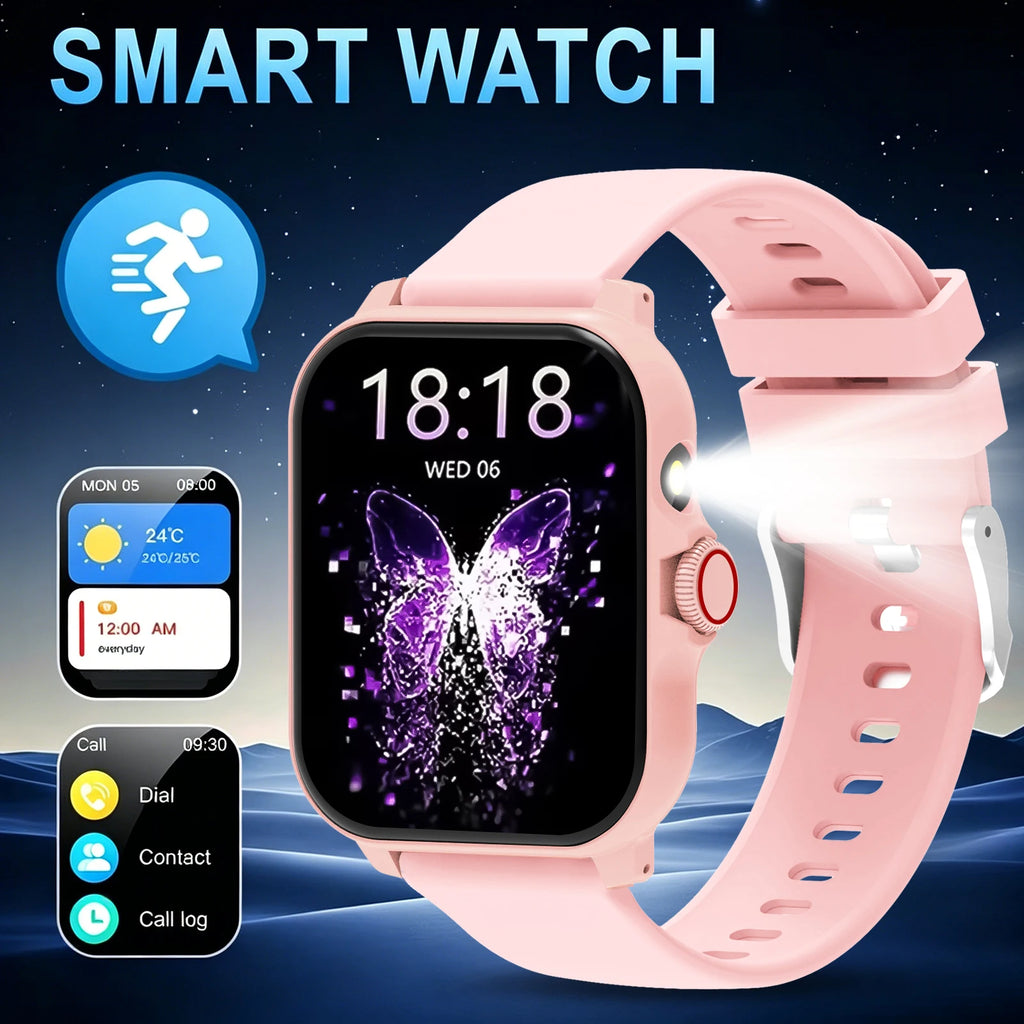 2026 New Smartwatch,Wireless Calling,Multiple Sports Modes,Sedentary Reminder, Calculator,Full Touch HD Screen,Custom Dial Wallpaper,For Android & Ios, Ideal As A Gift