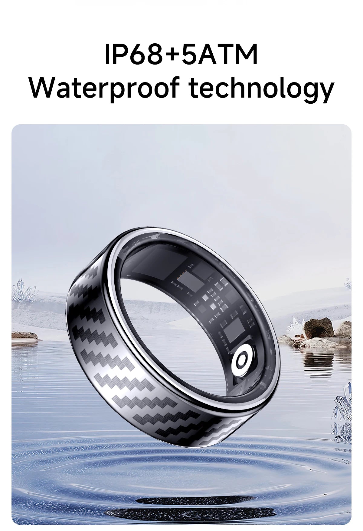 Call reminder information heart rate blood oxygen sleep exercise HR monitoring TikTok TK family care friend smart ring New 2026