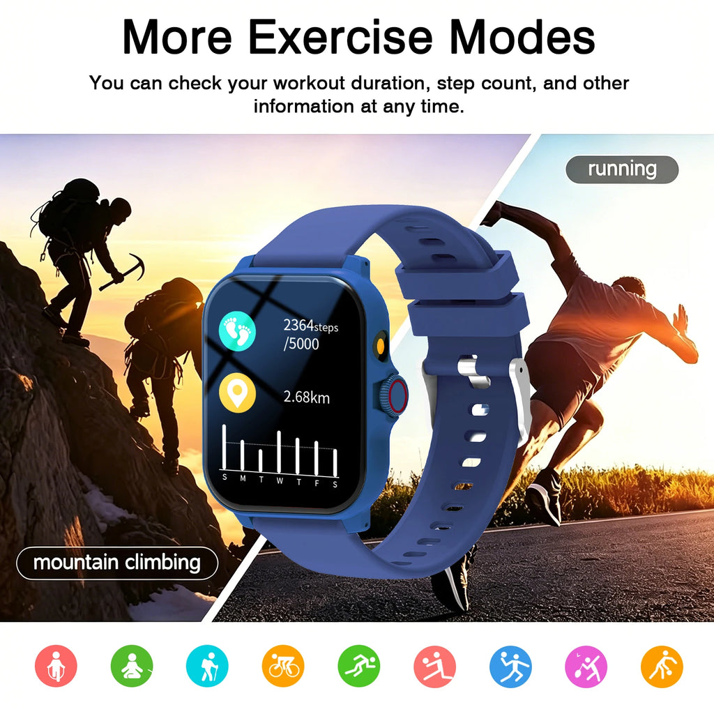 2026 New Smartwatch,Wireless Calling,Multiple Sports Modes,Sedentary Reminder, Calculator,Full Touch HD Screen,Custom Dial Wallpaper,For Android & Ios, Ideal As A Gift