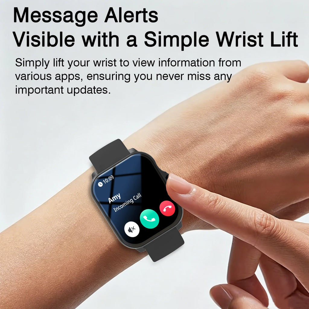 2026 New Smartwatch,Wireless Calling,Multiple Sports Modes,Sedentary Reminder, Calculator,Full Touch HD Screen,Custom Dial Wallpaper,For Android & Ios, Ideal As A Gift